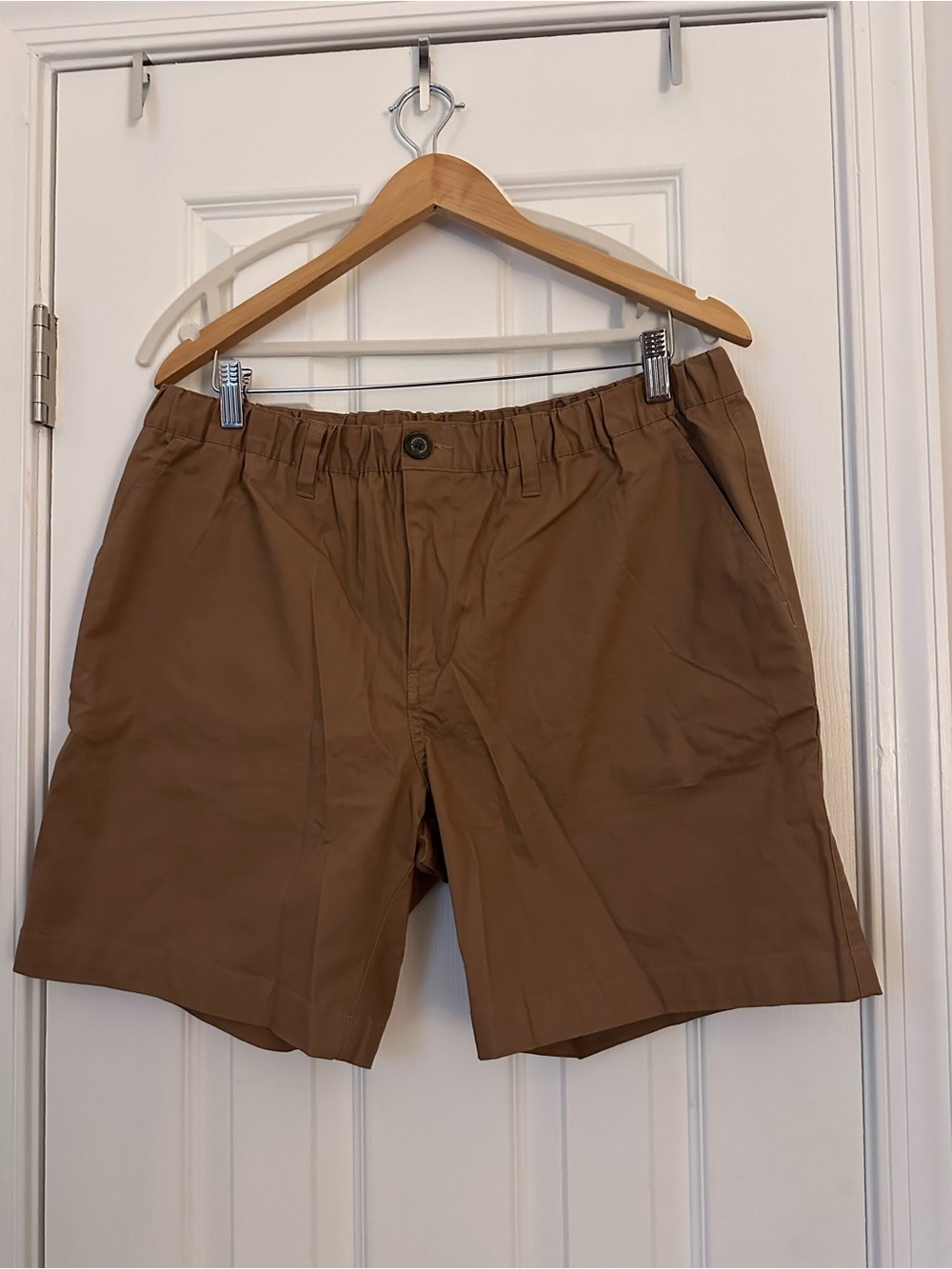 Chubbies Men's Brown Elastic Waist Casual Shorts L